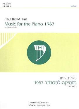 Ben-Haim, P: Music for Piano 1967