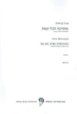 Ben-Haim, P: Music for Strings