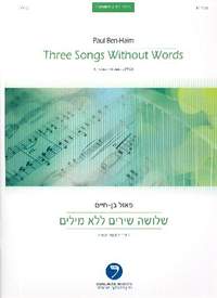 Ben-Haim, P: Three Songs Without Words