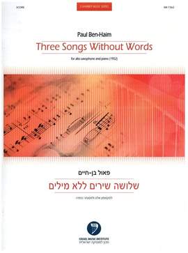 Ben-Haim, P: Three Songs Without Words