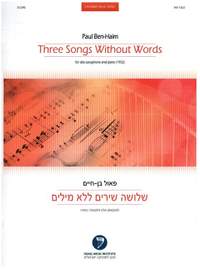 Ben-Haim, P: Three Songs Without Words