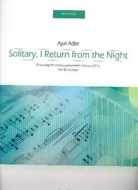 Adler, A: Solitary I return from the night