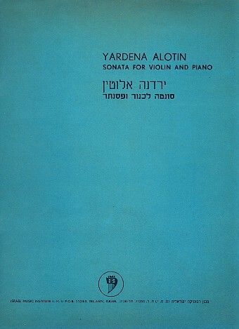 Alotin, Y: Sonata
