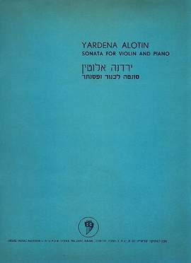 Alotin, Y: Sonata