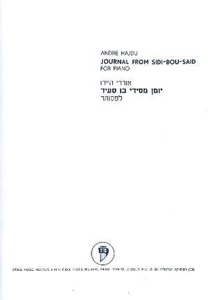 Hajdu, A: Journal from Sidi-Bou-Said