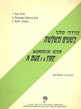 SETER, M: A due e a tre vol.2 Progressive Duets and Trios