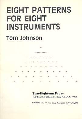 Johnson, T: 8 Patterns for 8 instruments