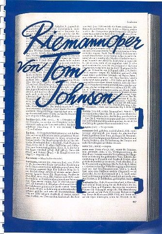 Johnson, T: Riemannoper