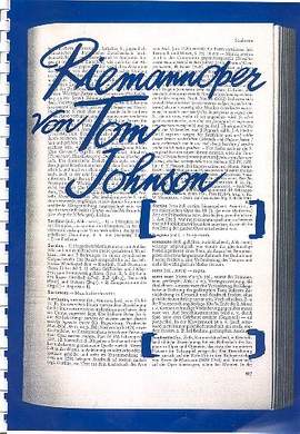 Johnson, T: Riemannoper