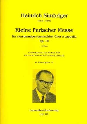Simbriger, H: Kleine Perlacher Messe op.18