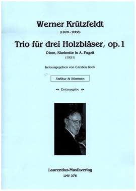 Krützfeldt, W: Trio für 3 Holzbläser op.1