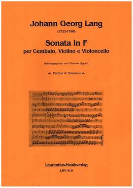 Lang, J G: Sonata in F