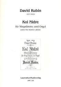 Rubin, D: Kol nidre für Gesang und Orgel