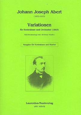 Abert, J J: Variationen für Kontrabass und Streichorchester