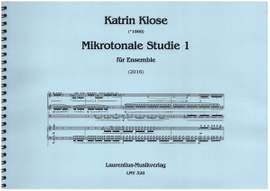 Klose, K: Mikrotonale Studie Band 1