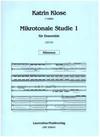 Klose, K: Mikrotonale Studie Band 1