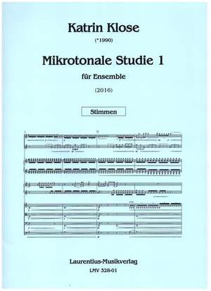 Klose, K: Mikrotonale Studie Band 1