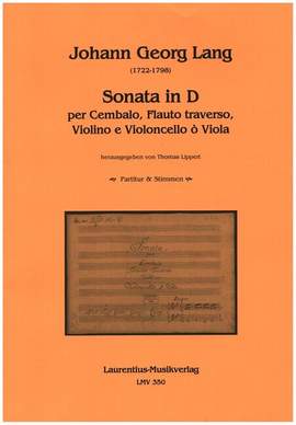 Lang, J G: Sonata in D