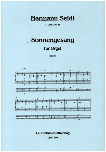 Seidl, H: Sonnengesang