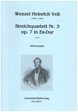 Veit, W H: Streichquartett Es-Dur Nr.3 op.7