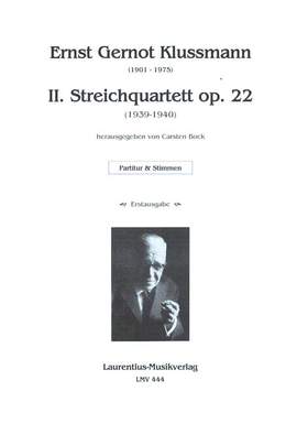 Klussmann, E G: Quintett e-Moll op.1