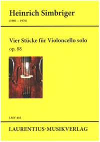 Simbriger, H: 4 Stücke op.88