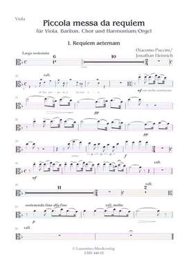 Puccini, G: Piccola messa da requiem