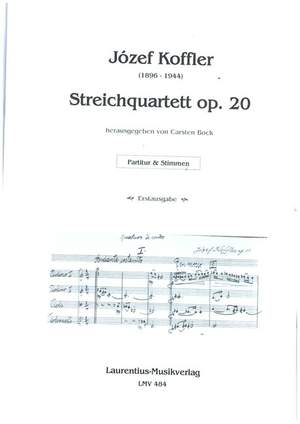 Koffler, J: Streichquartett op. 20