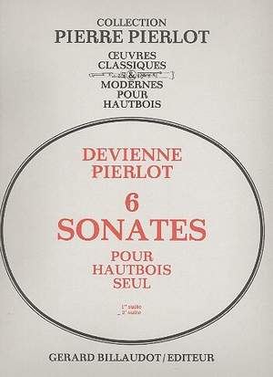 Devienne, F: 6 Sonate vol.2 (nos.4-6) pour hautbois
