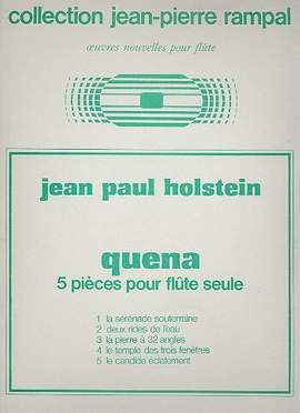 Holstein, J P: Quena pour flute