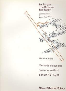 ALLARD, M: Methode de bassoon (en/frz)
