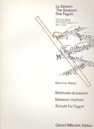 ALLARD, M: Methode de bassoon (en/frz)