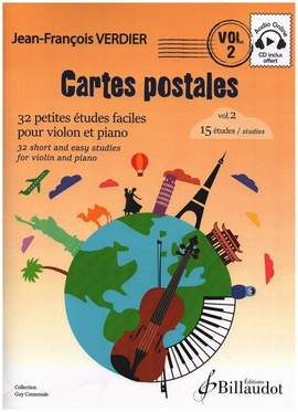Verdier, J: Cartes postales vol.2 (no.18-32) (+CD +Online Audio)