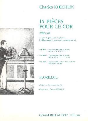 Koechlin, C: 15 Pièces op.180 vol.2 - 7 pièces