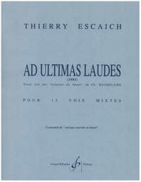 Escaich, T: Ad Ultimas Laudes