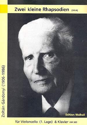 Gárdonyi, Z: Zwei kleine Rhapsodien