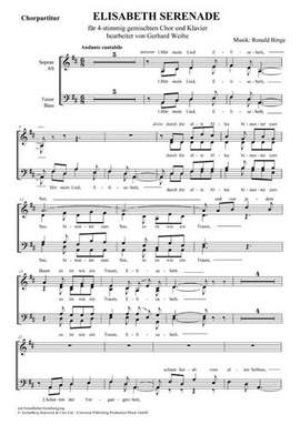Binge, R: Elisabeth-Serenade