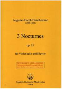 Franchomme, A J: 3 Nocturnes op.15