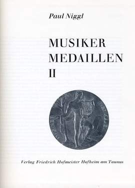 Niggl, P: Musikermedaillen Band 2