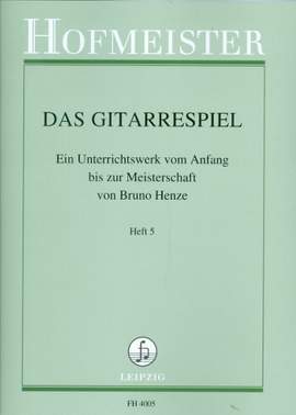 Henze, B: Das Gitarrespiel Band 5 Tonleiterstudien