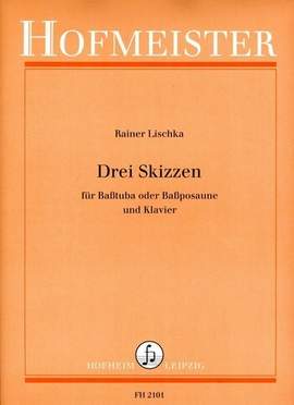 Lischka, R: 3 Skizzen für Basstuba (Bassposaune)