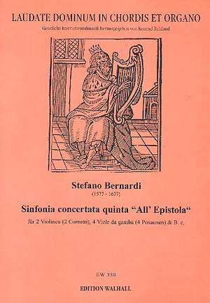 Bernardi, S: Sinfonia concertata quinta all epistola