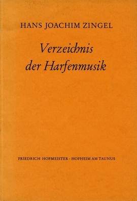 Zingel, H J: Verzeichnis der Harfenmusik