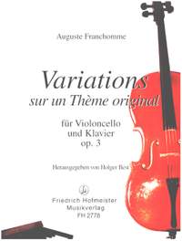 Franchomme, A J: Variations sur un theme original op.3