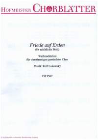 Lukowsky, R: Friede auf Erden