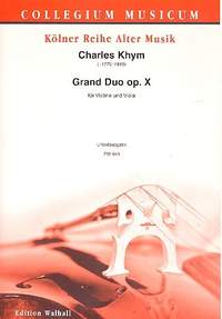 Khym, C: Grand Duo op.10