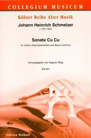 Schmelzer, J H: Sonate Cu Cu