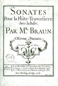 Braun, J D: 6 Sonates op.1