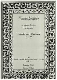 Hofer, A: Laudate pueri Dominum