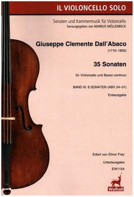 Dall'Abaco, J C F: 35 Sonaten Band 3 (ABV 24-31)